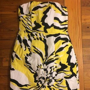 Stapless Yellow Express Dress